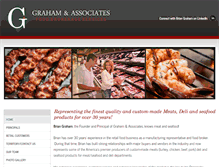 Tablet Screenshot of grahamfoodbrokerage.com